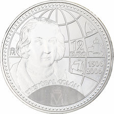 Spain, Juan Carlos I, Christophe Colomb, 12 Euro, 2006, Madrid, MS(64), Silver