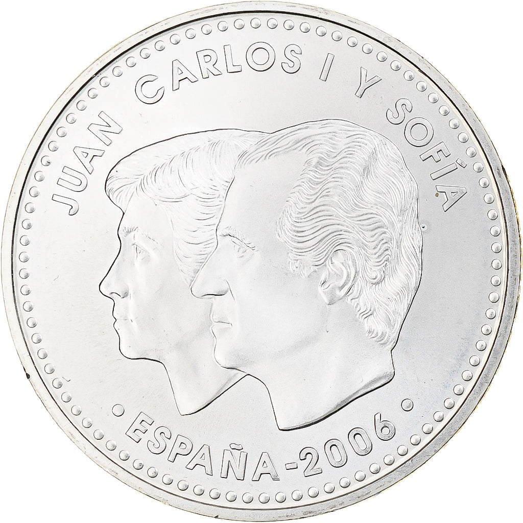 Spain, Juan Carlos I, Christophe Colomb, 12 Euro, 2006, Madrid, MS(64), Silver