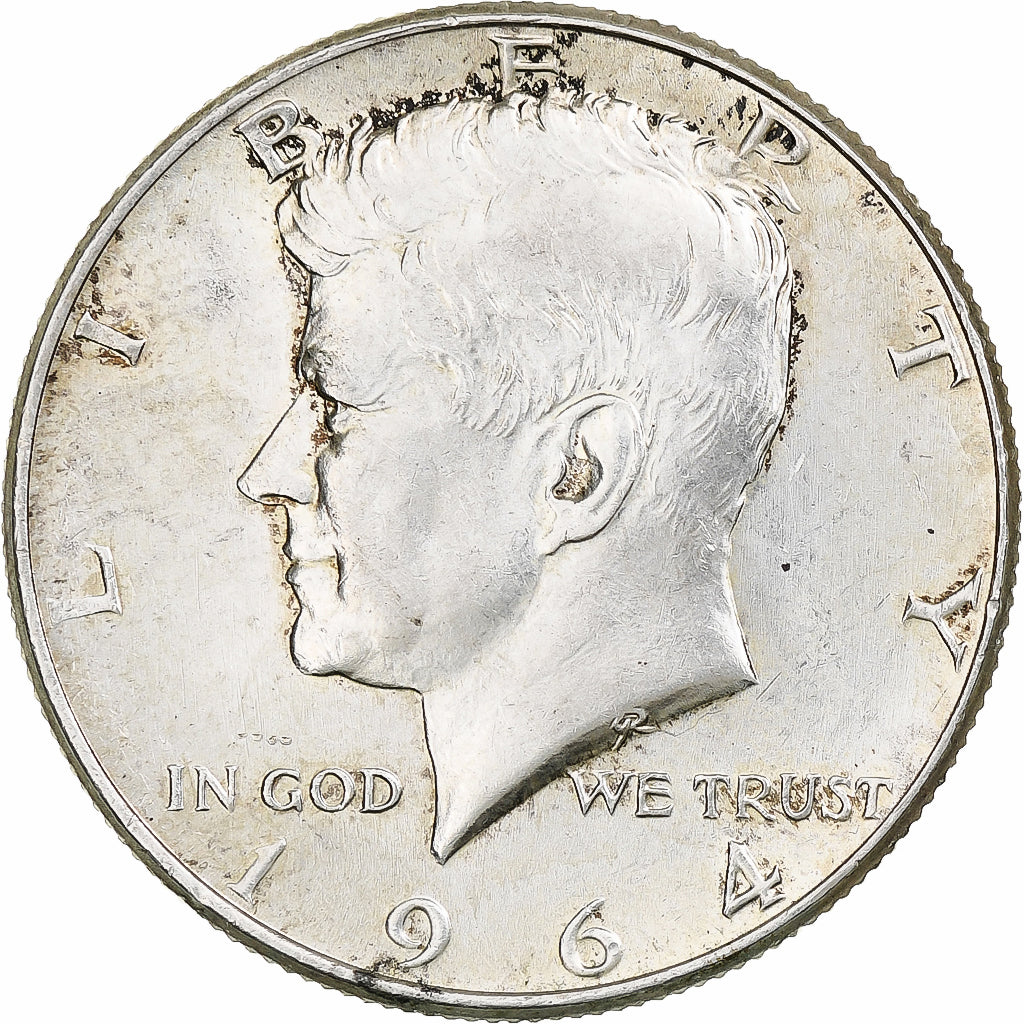 Vereinigte Staaten, Kennedy, Half Dollar, 1964, Philadelphia, SS, Silber, KM:202