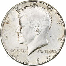 Vereinigte Staaten, Kennedy, Half Dollar, 1964, Philadelphia, SS, Silber, KM:202