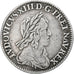 França, Louis XIII, 1/12 Ecu, 1642, Paris, rose, EF(40-45), Prata, KM:132