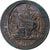 França, Monneron de 5 Sols, 1792, Bronze, EF(40-45)