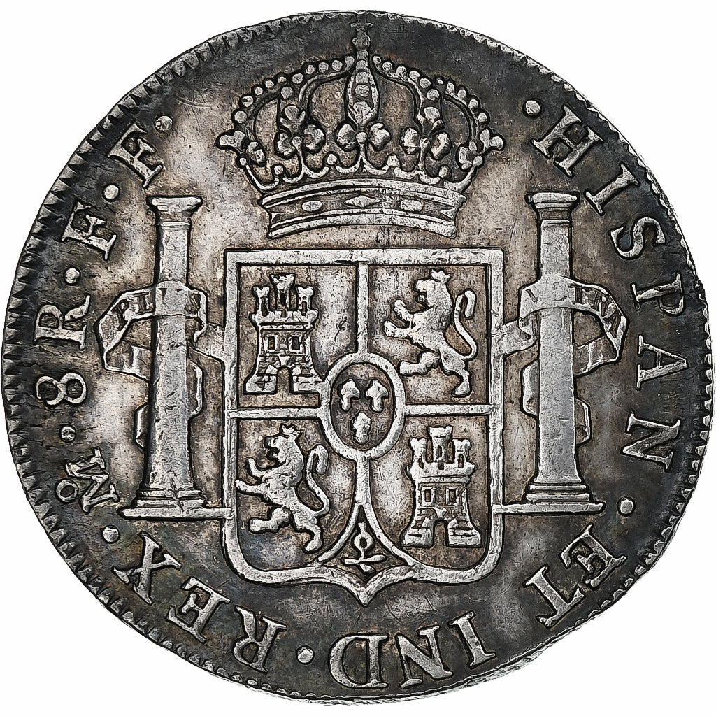 Mexico, Charles III, 8 Reales, 1782, Mexico, Silver, VF(30-35), KM:106.2