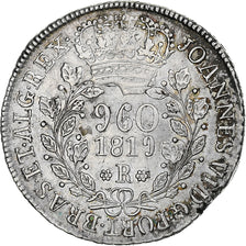 Brasil, João VI, 960 Reis, 1819, Rio de Janeiro, MBC, Plata