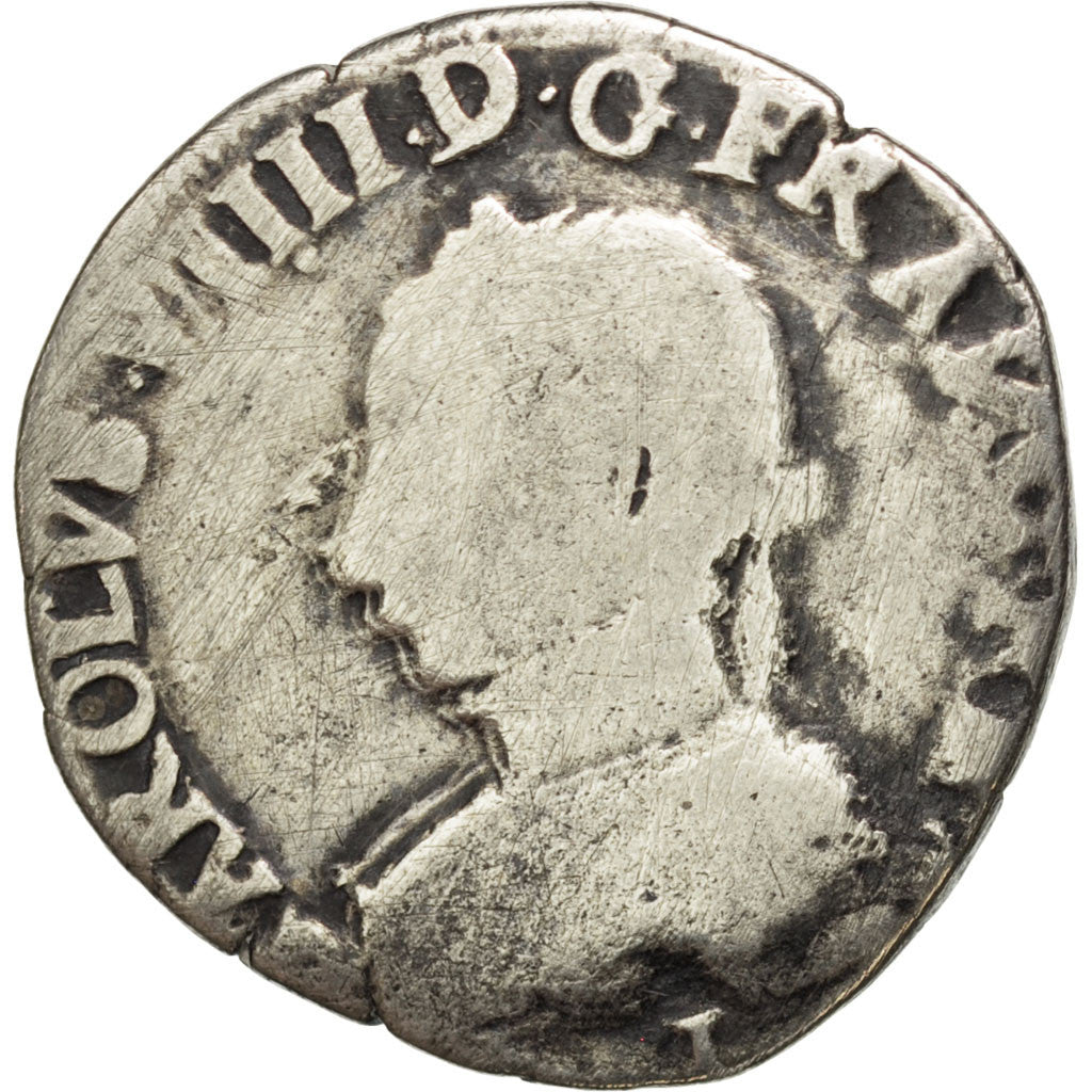 Charles IX, Teston, 5ème type, 1563 I, Limoges, Sombart 4614