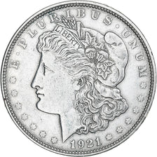 United States, Morgan dollar, 1921, Denver, Silver, EF(40-45), KM:110