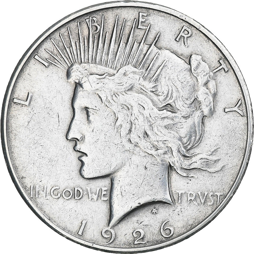 United States, Peace Dollar, 1926, San Francisco, Silver, VF(30-35), KM:150