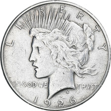 United States, Peace Dollar, 1926, San Francisco, Silver, VF(30-35), KM:150