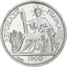 French Indochina, Piastre, 1900, Paris, Silver, EF(40-45), KM:5a.1