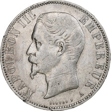 France, Napoleon III, 5 Francs, 1856, Paris, Silver, VF(30-35), Gadoury:734
