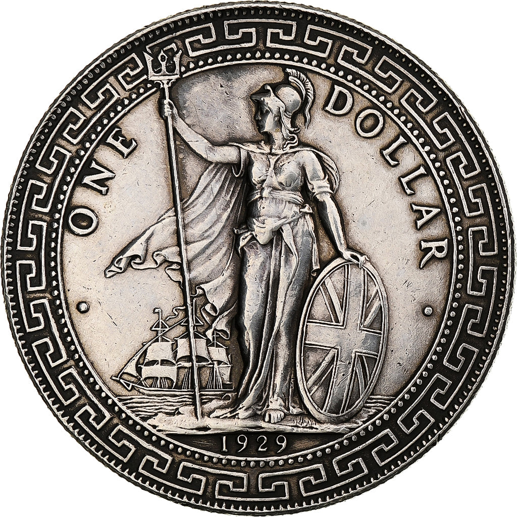 Royaume-Uni, Trade Dollar, 1929, Bombay, Argent, TTB+, KM:T5