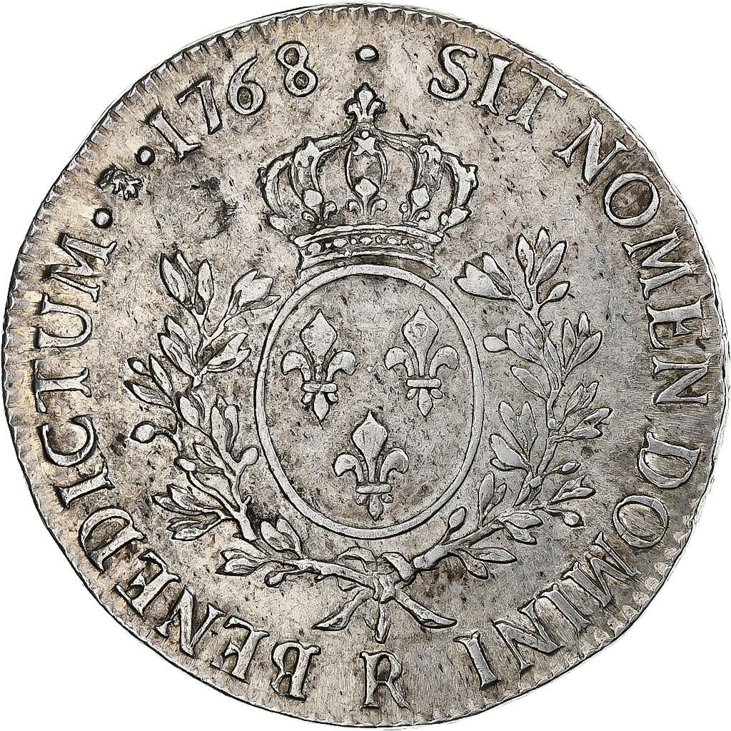 France, Louis XV, Écu au bandeau, 1768, Orléans, Silver, AU(50-53)