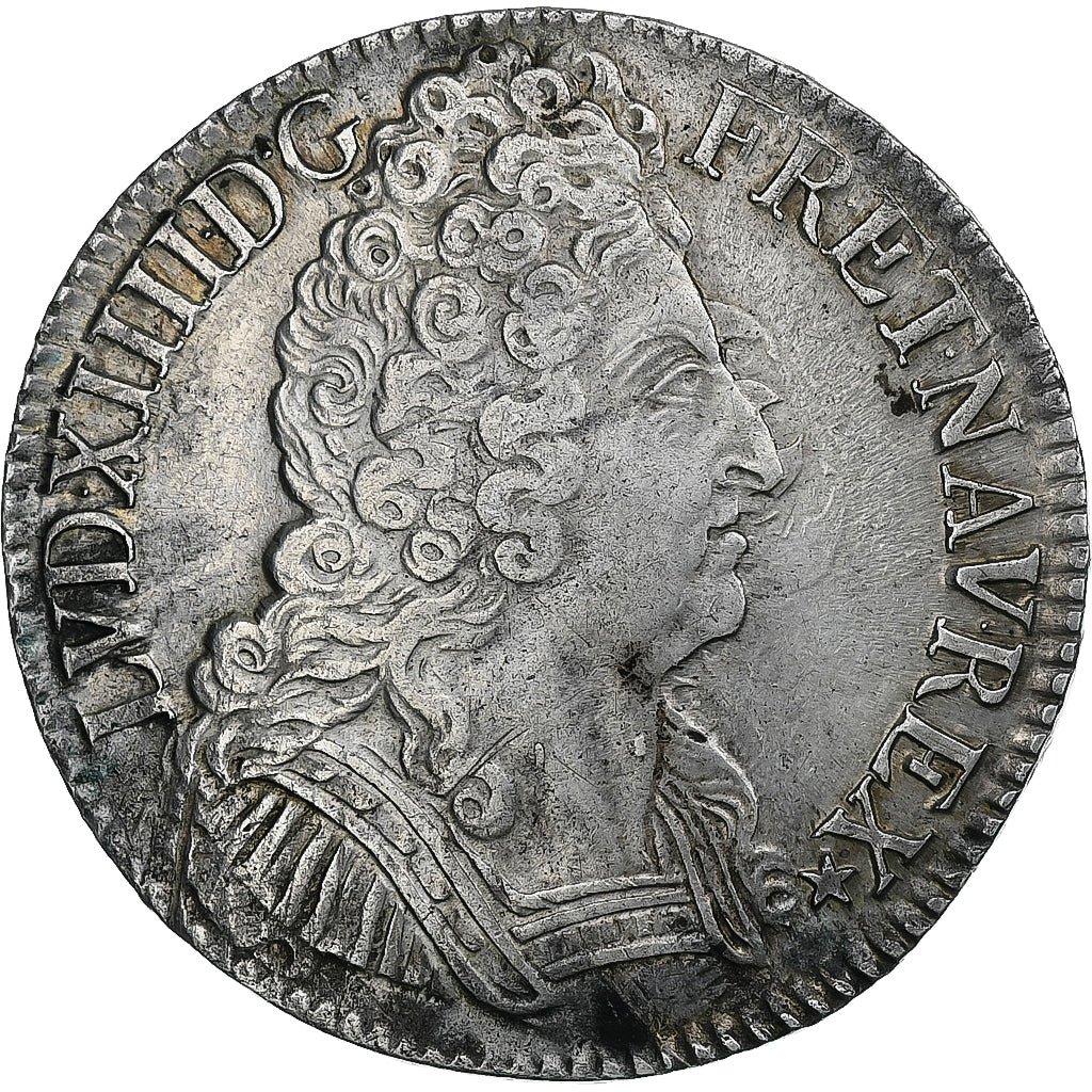 France, Louis XIV, Ecu aux 3 couronnes, 1709, Paris, Silver, EF(40-45)