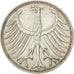 GERMANY - FEDERAL REPUBLIC, 5 Mark, 1972, Hambourg, KM #112.1, AU(50-53),...