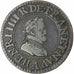 Francia, Henri IV, Double Tournois, 1609, Paris, Rame, MB+, Gadoury:538, KM:16.1