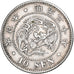 Japan, 10 Sen, 1897, Osaka, Meiji, Silver, AU(55-58)