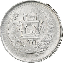 Afghanistan, Muhammed Zahir Shah, 1/2 Afghani, AH 1331/1952, Nickel Clad Steel