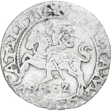 Polónia, Sigismund II, Półgrosz, 1562, Vilnius, Prata, VF(30-35)