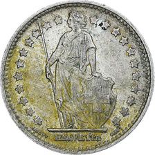 Switzerland, Franc, Helvetia, 1945, Bern, Silver, EF(40-45), KM:24