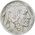 USA, 5 Cents, Buffalo, 1917, Philadelphia, Nikiel, AU(50-53), KM:134