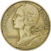 França, 20 Centimes, Marianne, 1962, Paris, Alumínio-Bronze, EF(40-45), KM:930