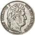 Francia, Louis-Philippe, 5 Francs, 1844, Lille, BB, Argento, KM:749.13, Gadou...
