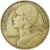 Francja, 20 Centimes, Marianne, 1963, Paris, Aluminium-Brąz, EF(40-45), KM:930