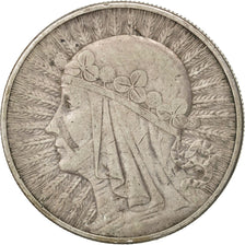 POLAND, 10 Zlotych, 1932, Warsaw, KM #22, VF(30-35), Silver, 34, 21.93