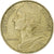 Francia, 20 Centimes, Marianne, 1968, Paris, Alluminio-bronzo, BB, KM:930