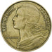 França, 20 Centimes, Marianne, 1971, Paris, Alumínio-Bronze, EF(40-45), KM:930