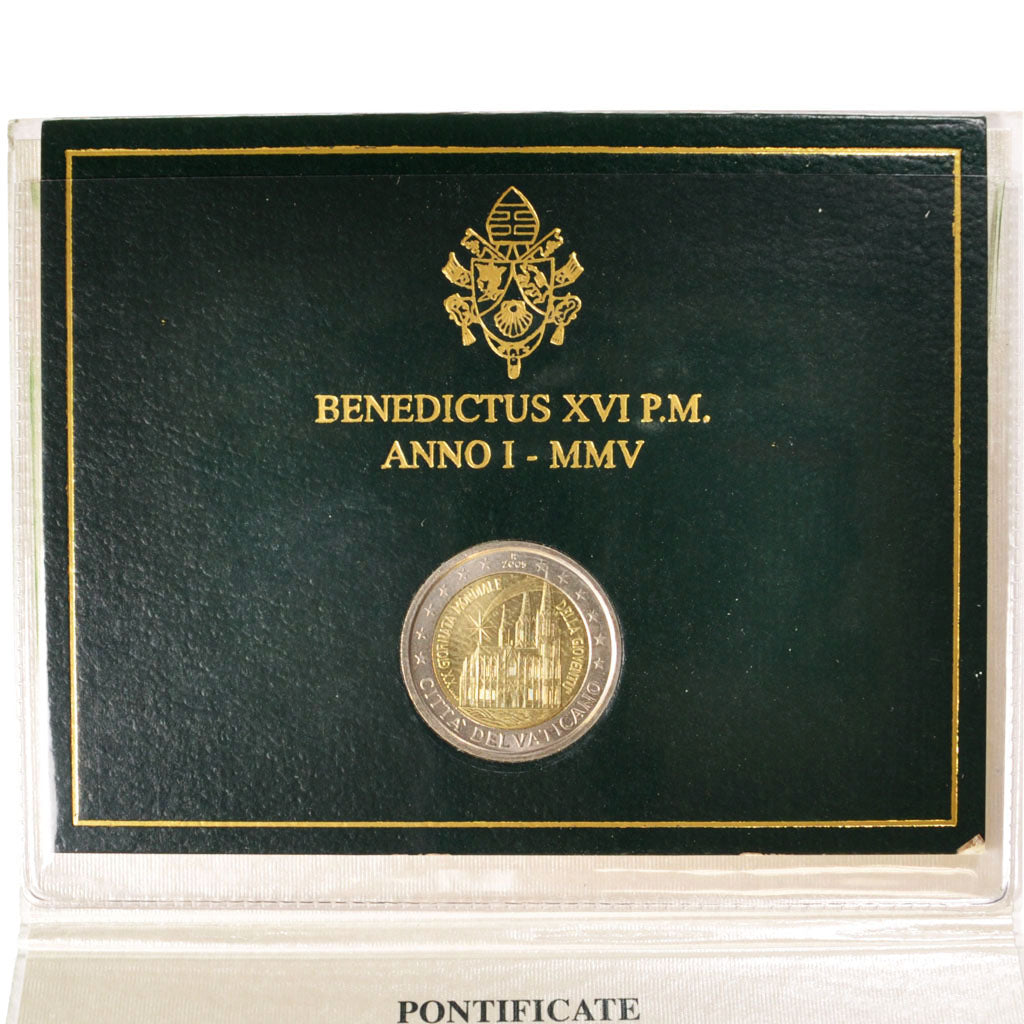 Vatican, 2 Euro, 2005, KM #374, MS(65-70), Bimetallic, 0.00