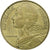 França, 20 Centimes, Marianne, 1975, Pessac, Alumínio-Bronze, EF(40-45)