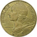 France, 20 Centimes, Marianne, 1976, Pessac, Bronze-Aluminium, TTB, KM:930
