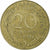 Francja, 20 Centimes, Marianne, 1979, Pessac, Aluminium-Brąz, EF(40-45), KM:930