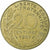 France, 20 Centimes, Marianne, 1987, Pessac, Aluminum-Bronze, EF(40-45), KM:930