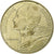 Francia, 20 Centimes, Marianne, 1991, Pessac, Aluminio - bronce, MBC, KM:930
