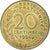 Francja, 20 Centimes, Marianne, 1994, Pessac, Aluminium-Brąz, AU(55-58), KM:930