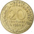 França, 20 Centimes, Marianne, 1993, Pessac, Alumínio-Bronze, EF(40-45)