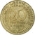 França, 20 Centimes, Marianne, 1995, Pessac, Alumínio-Bronze, AU(50-53)