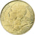 Francja, 20 Centimes, Marianne, 1996, Pessac, Aluminium-Brąz, AU(50-53), KM:930
