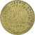 Francia, 20 Centimes, Marianne, 1986, Pessac, Aluminio - bronce, MBC, KM:930