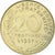 Francja, 20 Centimes, Marianne, 1997, Pessac, Aluminium-Brąz, AU(50-53), KM:930