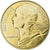 França, 20 Centimes, Marianne, 1987, Pessac, Alumínio-Bronze, MS(63), KM:930