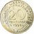 Francja, 20 Centimes, Marianne, 1995, Pessac, Aluminium-Brąz, MS(63), KM:930