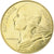 France, 20 Centimes, Marianne, 1974, Pessac, Aluminum-Bronze, MS(63), KM:930