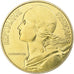 France, 20 Centimes, Marianne, 1979, Pessac, Aluminum-Bronze, MS(63), KM:930