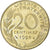 França, 20 Centimes, Marianne, 1998, Monnaie de Paris, BE, Alumínio-Bronze