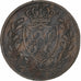 Italie, Royaume de Sardaigne, Charles Félix, 5 Centesimi, 1826, Torino, Cuivre