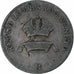 Italia, Franz I, Centesimo, 1822, Milan, Rame, MB+, KM:1.2