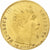 Francia, Napoleon III, 5 Francs, 1854, Paris, tranche cannelée, Oro, BB+